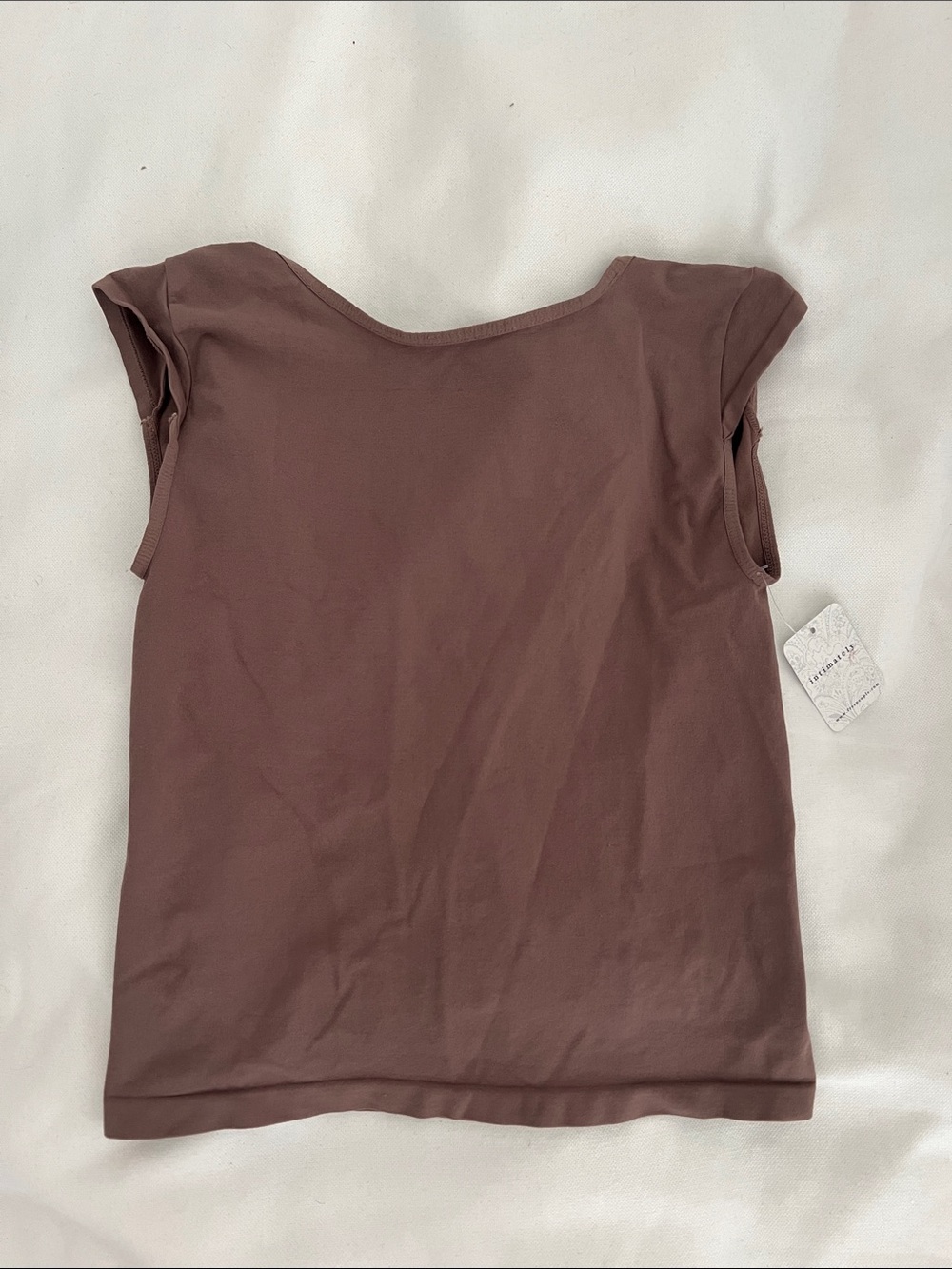 BNWT Free People Intimately Low Back Seamless Tee